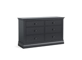 Bordeaux Six Drawer Bedroom Chest